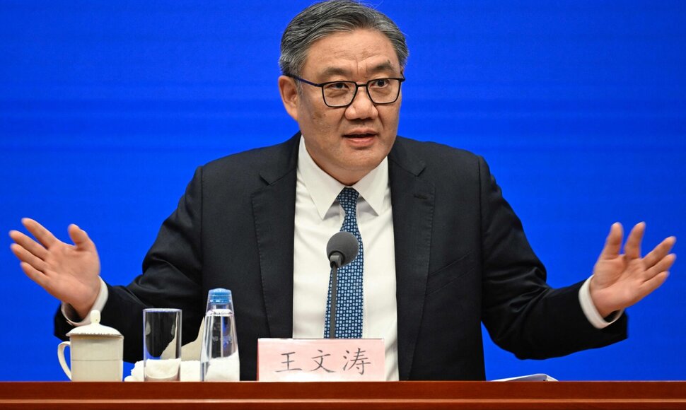 Kinų prekybos ministras / WANG ZHAO / AFP