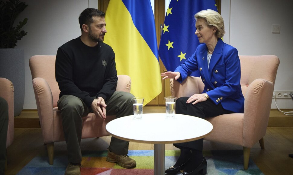 V. Zelenskis ir U. von der Leyen / Ukraine Presidency/Ukrainian Pre / ZUMAPRESS.com