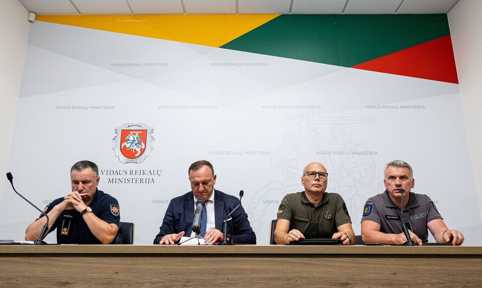 Į Lietuvą iš Baltarusijos pirmadienį įskrido dar vienas bepilotis orlaivis / Paulius Peleckis nuotr.