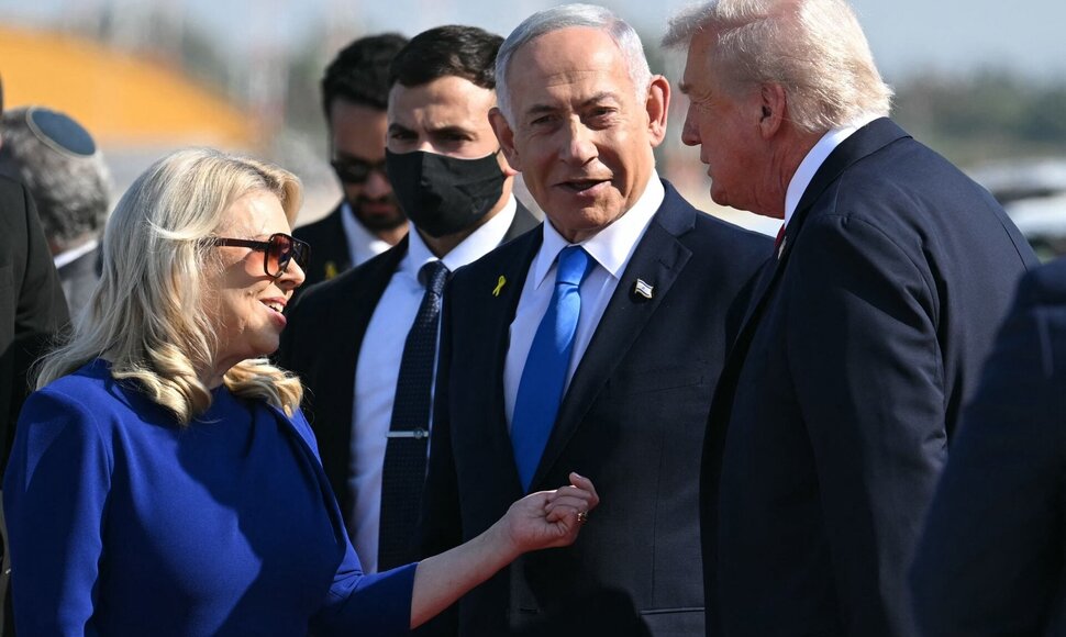 B. Netanyahu su D. Trumpu / SAUL LOEB / AFP