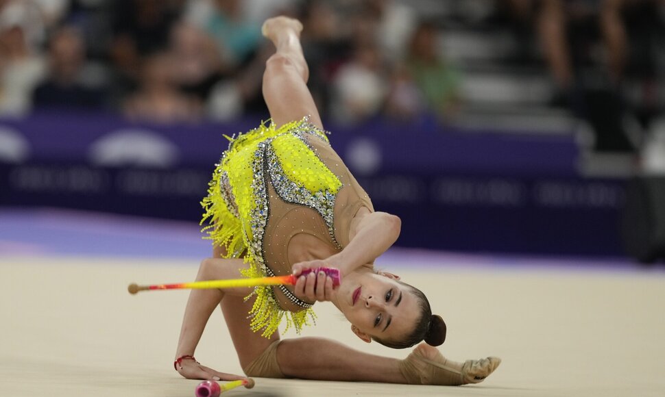 Izraelio gimnastė Daria Atamanov /  / AP
