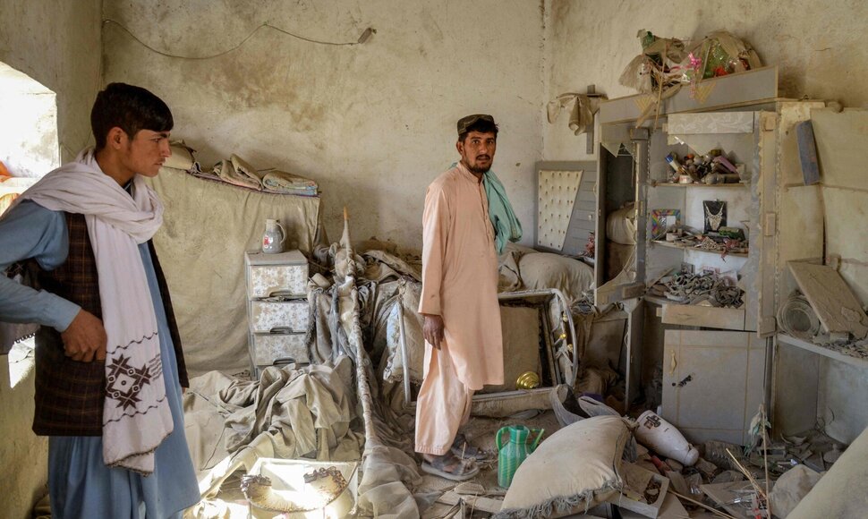 Suniokoti namai Spin Boldake / SANAULLAH SEIAM / AFP