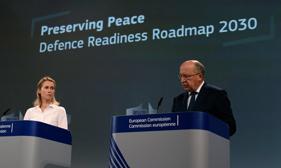K. Kallas ir A. Kubilius / NICOLAS TUCAT / AFP