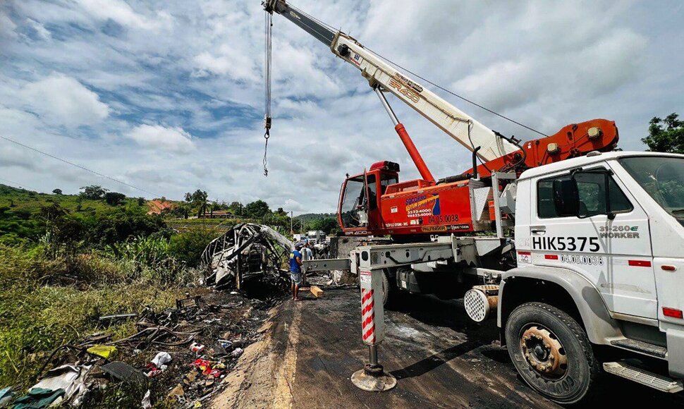 Avarija Brazilijoje / HANDOUT / AFP