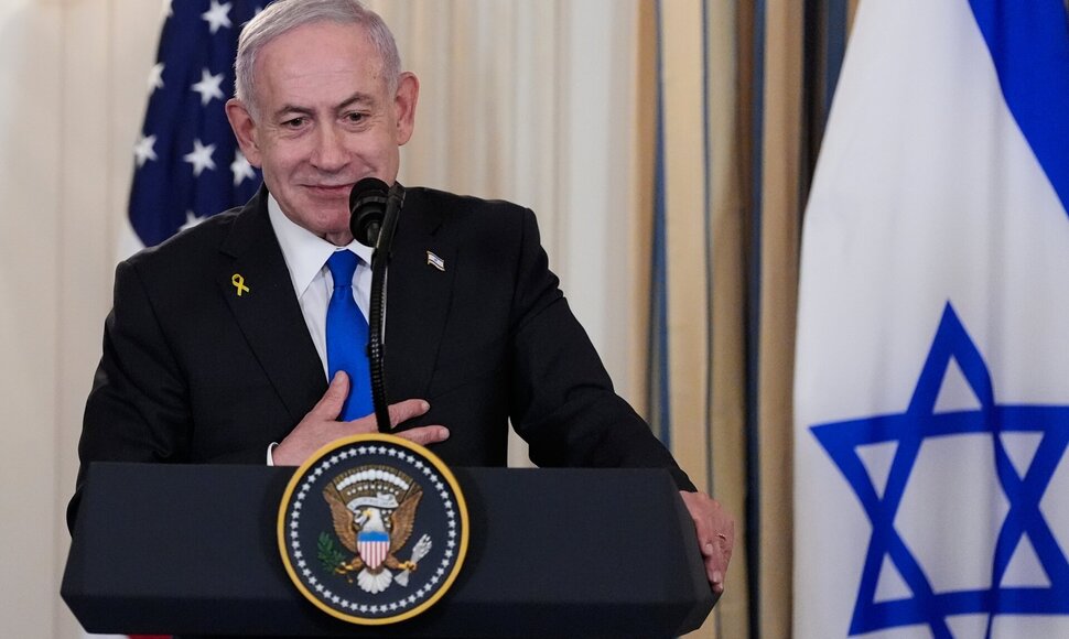 Benjaminas Netanyahu / / AP