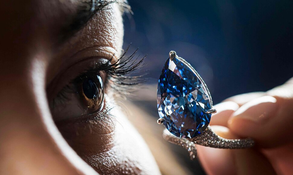 Deimantas &bdquo;Mellon Blue&ldquo; / VALENTIN FLAURAUD / AFP