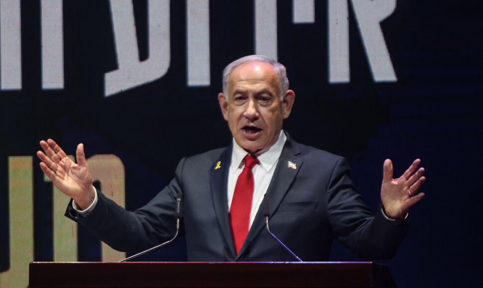 Benjaminas Netanyahu / MENAHEM KAHANA / AFP