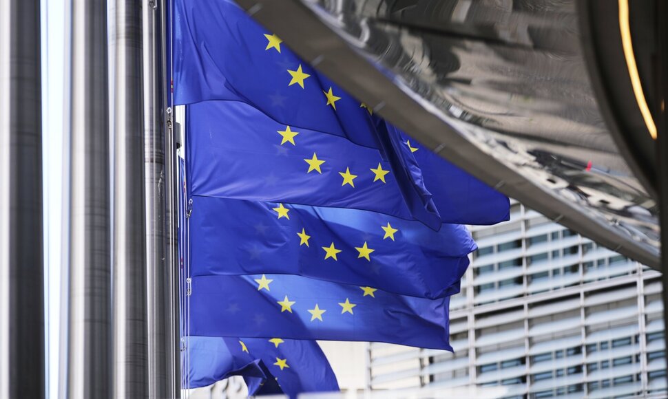 Europos Sąjungos vėliavos /  / AP