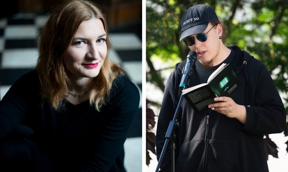 Giedrė Kazlauskaitė ir Dovydas Grajauskas / Kultūros ministerijos koliažas 