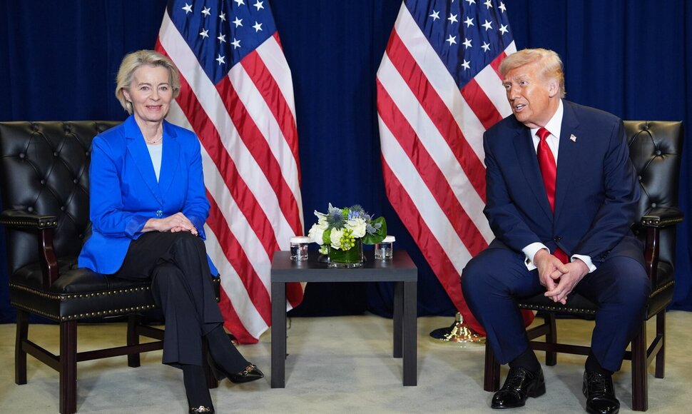 Ursula von der Leyen ir Donaldas Trumpas  /  / AP