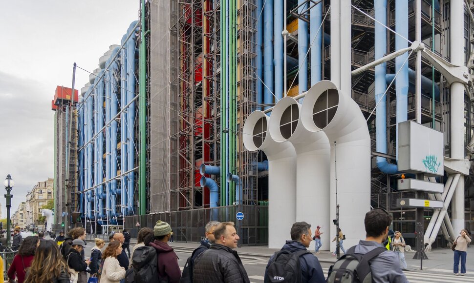 Pompidou centras Prancūzijoje / Vincent Isore / ZUMAPRESS.com