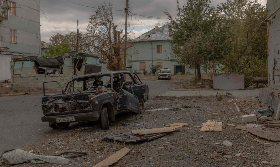 Karas Ukrainoje / ROMAN PILIPEY / AFP