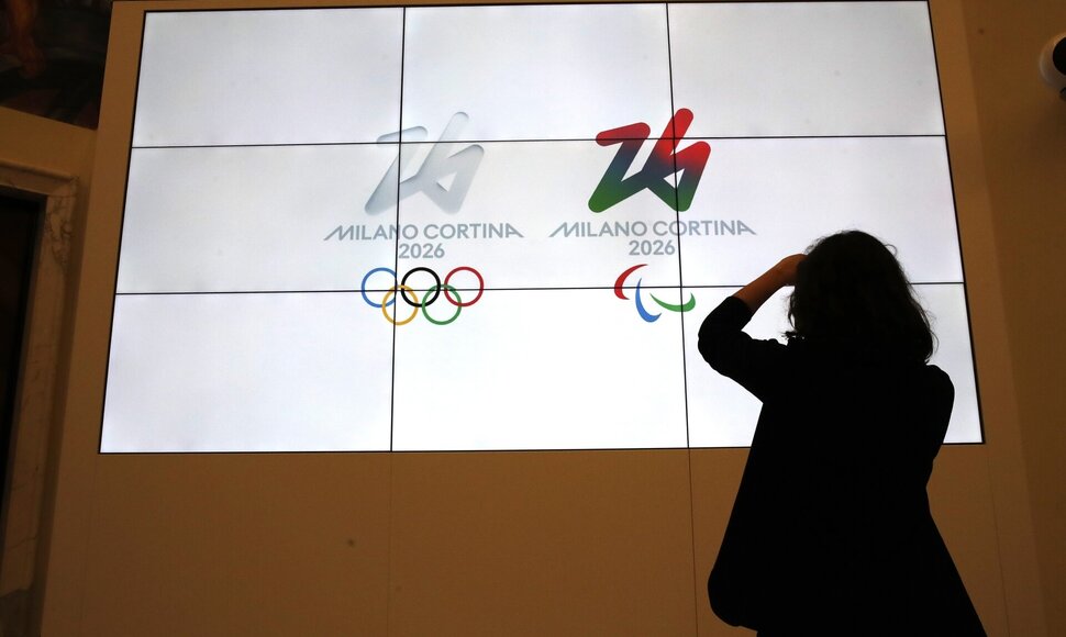 Milano-Kortinos žiemos olimpiados logotipas / / AP