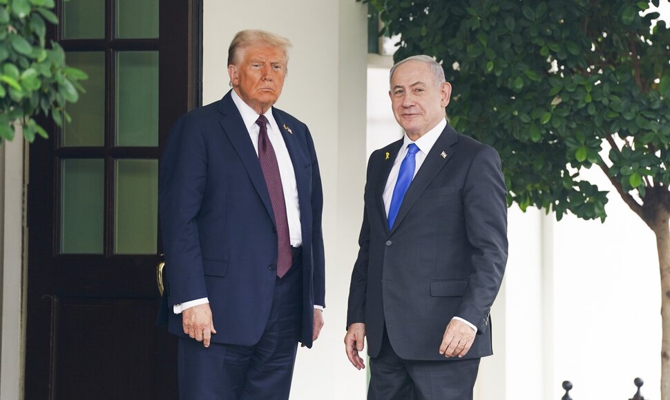 D. Trumpas ir B. Netanyahu / Shawn Thew - Pool via CNP / ZUMAPRESS.com