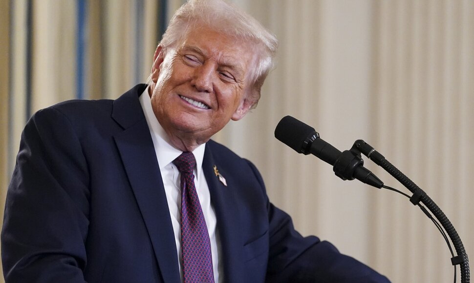 Donaldas Trumpas / Will Oliver - Pool via CNP / picture alliance / Consolidated News Photos
