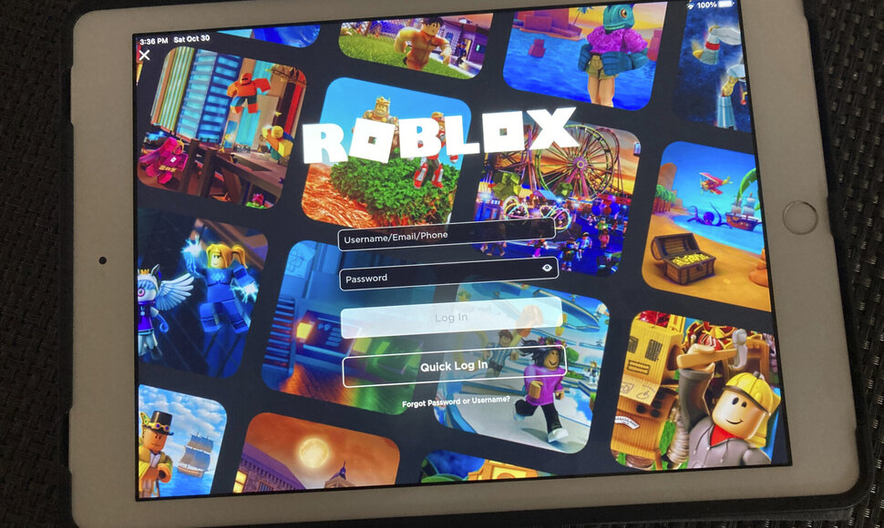 &bdquo;Roblox&ldquo; kompiuterinis žaidimas /  / AP