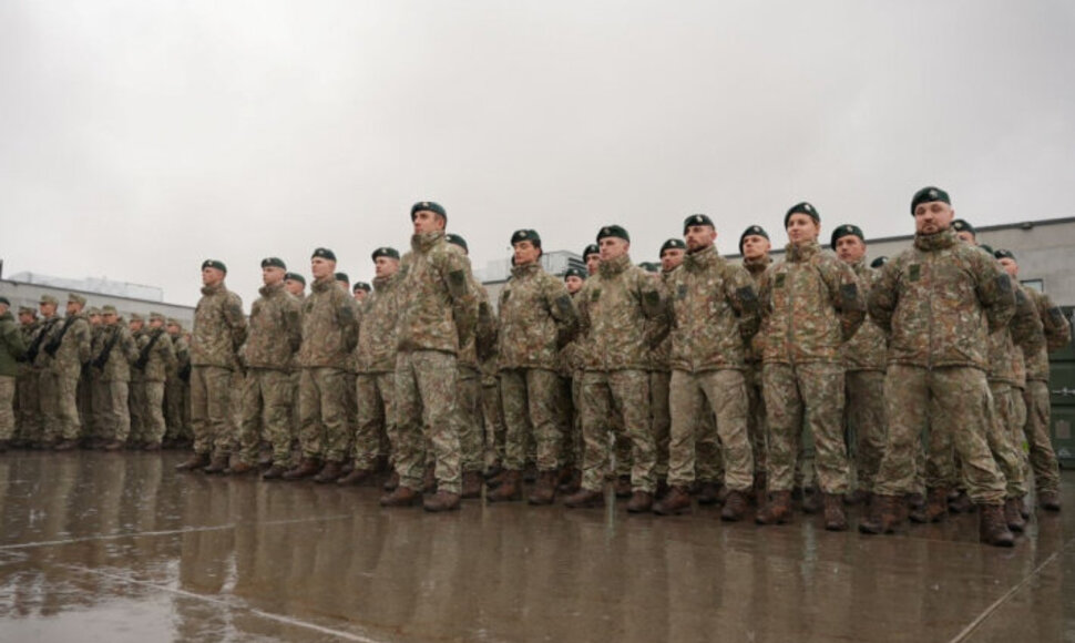 Lietuvos kariuomenės karių i&scaron;lydėtuvės į NATO vadovaujamą tarptautinę operaciją Kosove / Kariuomenės nuotr.