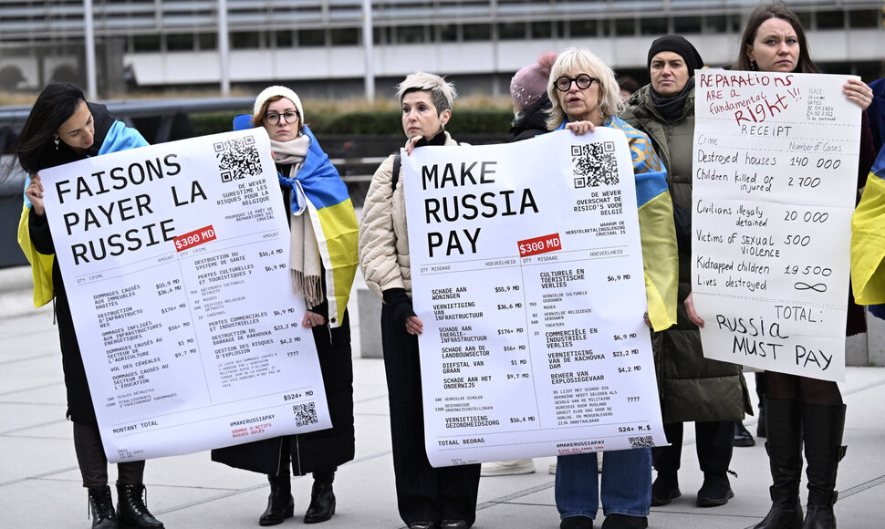 Demonstrantai Briuselyje / IMAGO/Didier Lebrun / IMAGO/Photo News