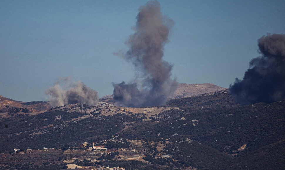 Izraelio smūgiai Libane / RABIH DAHER / AFP