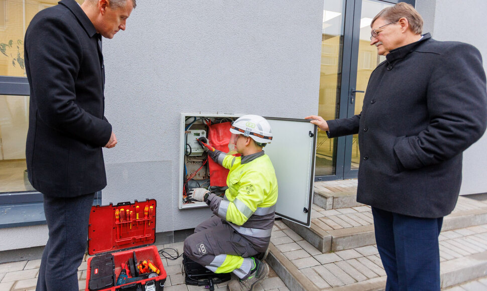 ESO baigė pirmąjį i&scaron;maniųjų skaitiklių diegimo etapą / ESO nuotr.