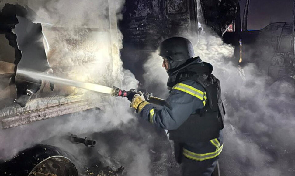 STATE EMERGENCY SERVICE OF UKRAI / via REUTERS