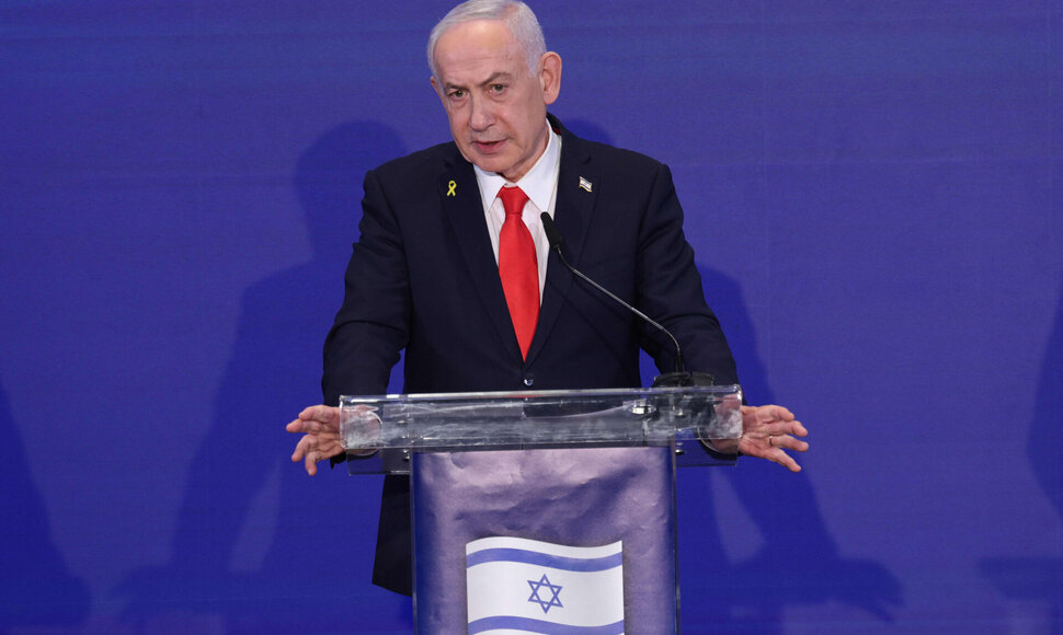 Benjaminas Netanyahu / ABIR SULTAN / AFP