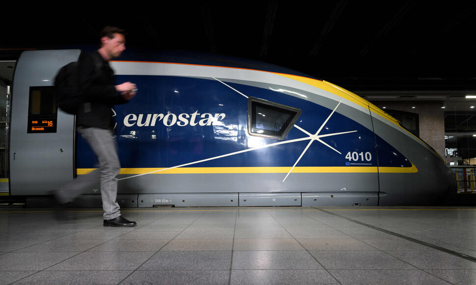 &bdquo;Eurostar&ldquo; traukinys / NICOLAS TUCAT / AFP