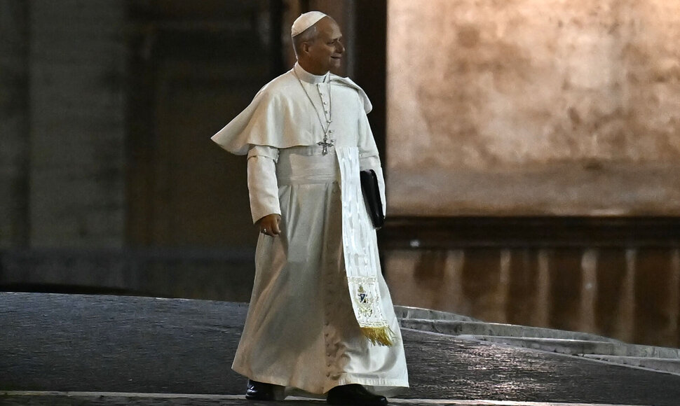 Popiežius Leonas XIV / FILIPPO MONTEFORTE / AFP