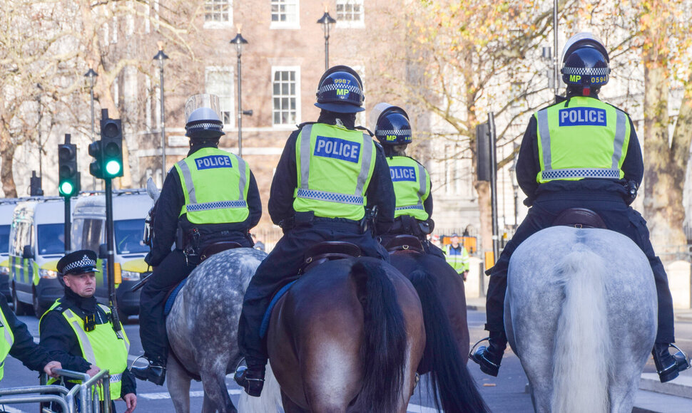 Londono raitoji policija / Vuk Valcic / ZUMAPRESS.com