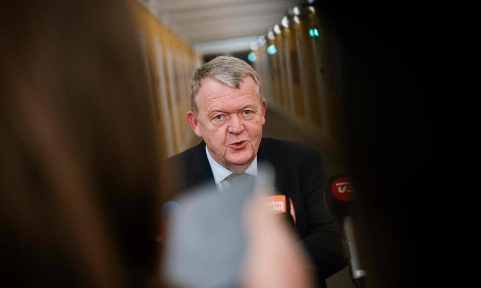 Larsas Lokke Rasmussenas / EMIL NICOLAI HELMS / AFP