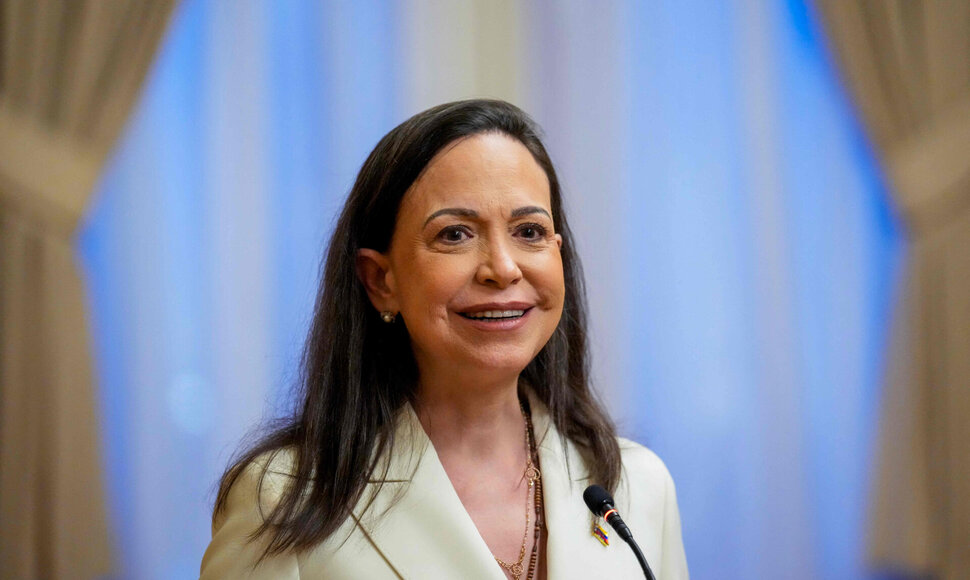 Maria Corina Machado / OLE BERG-RUSTEN / AFP