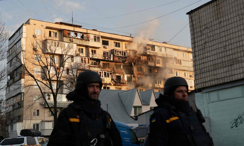 Atakos Kyjive padariniai / OLEKSII FILIPPOV / AFP