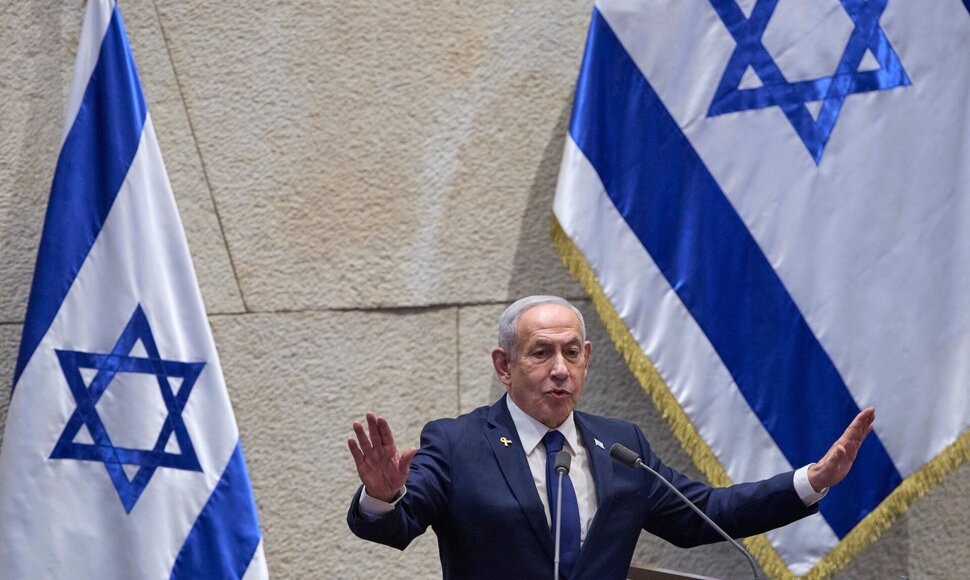 Benjaminas Netanyahu /  / AP