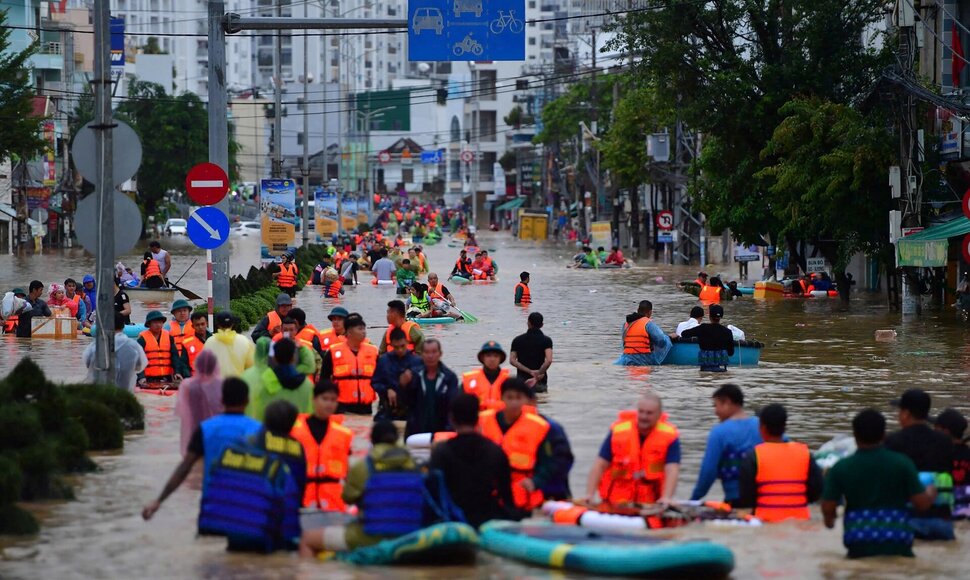Potvyniai Vietname / DUC THAO / AFP