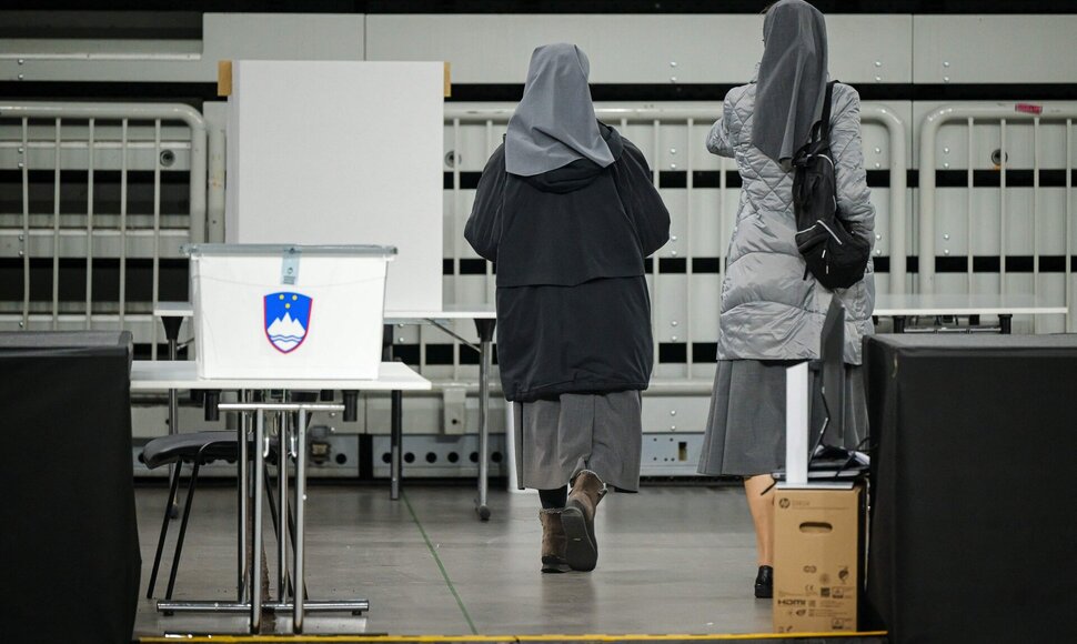 Referendumas Slovėnijoje / JURE MAKOVEC / AFP