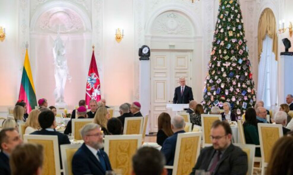 Maldos pusryčiai / Prezidentūros nuotr.