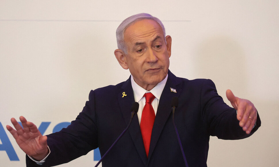 Benjaminas Netanyahu / GIL COHEN-MAGEN / AFP