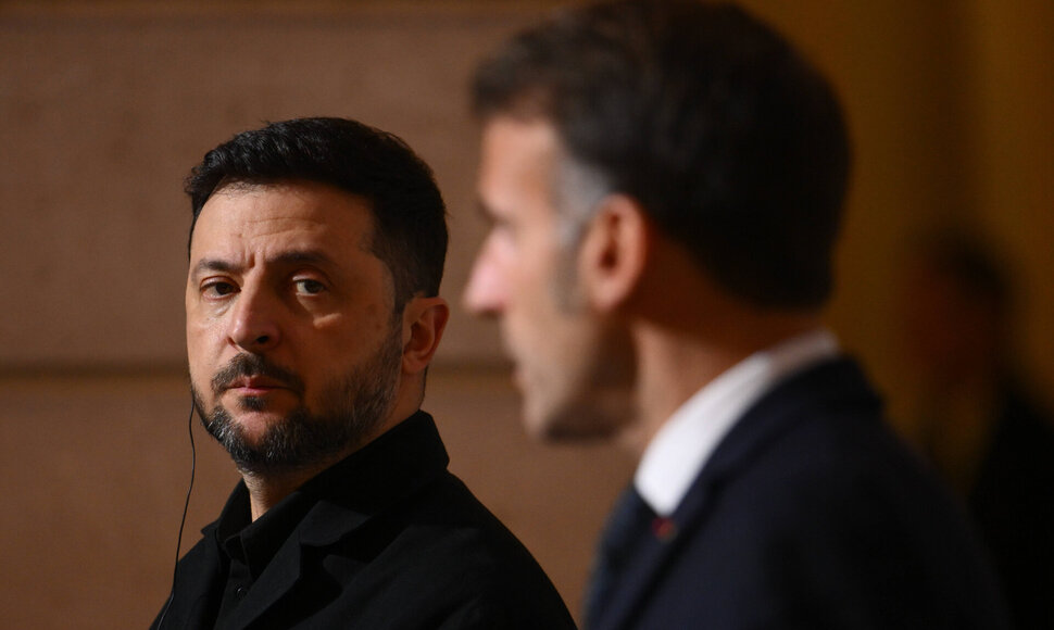 Volodymyras Zelenskis su Emmanueliu Macronu / Eliot Blondet-POOL/SIPA / Eliot Blondet-POOL/SIPA