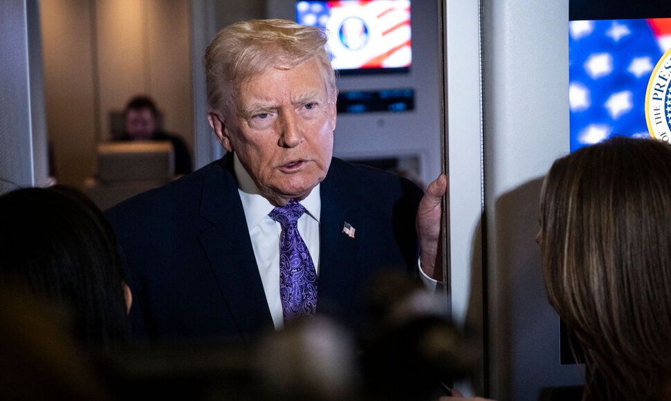 Donaldas Trumpas / PETE MAROVICH / Getty Images via AFP