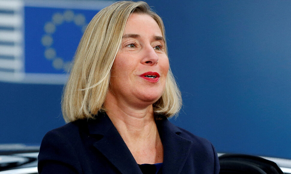 Federica Mogherini / Julien Warnand / via REUTERS