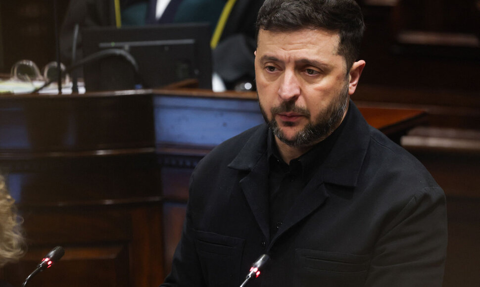 Volodymyras Zelenskis / TONY MAXWELL / AFP