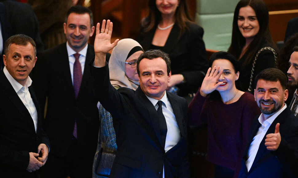 Albinas Kurti / ARMEND NIMANI / AFP