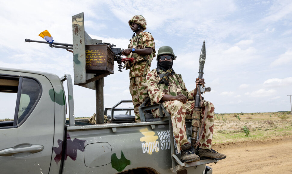 Nigerijos kariai / JORIS BOLOMEY / AFP