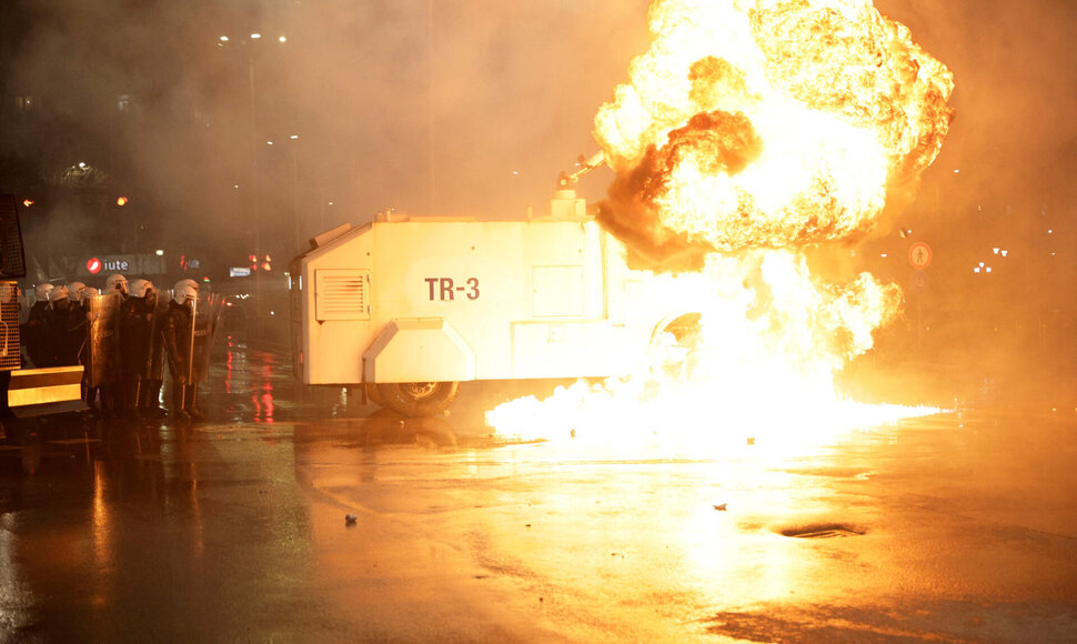 Protestai Albanijoje / ADNAN BECI / AFP