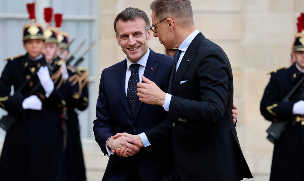Emmanuelis Macronas / LUDOVIC MARIN / AFP