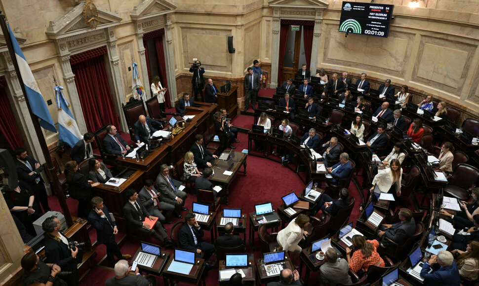 Argentinos parlamentas / JUAN MABROMATA / AFP
