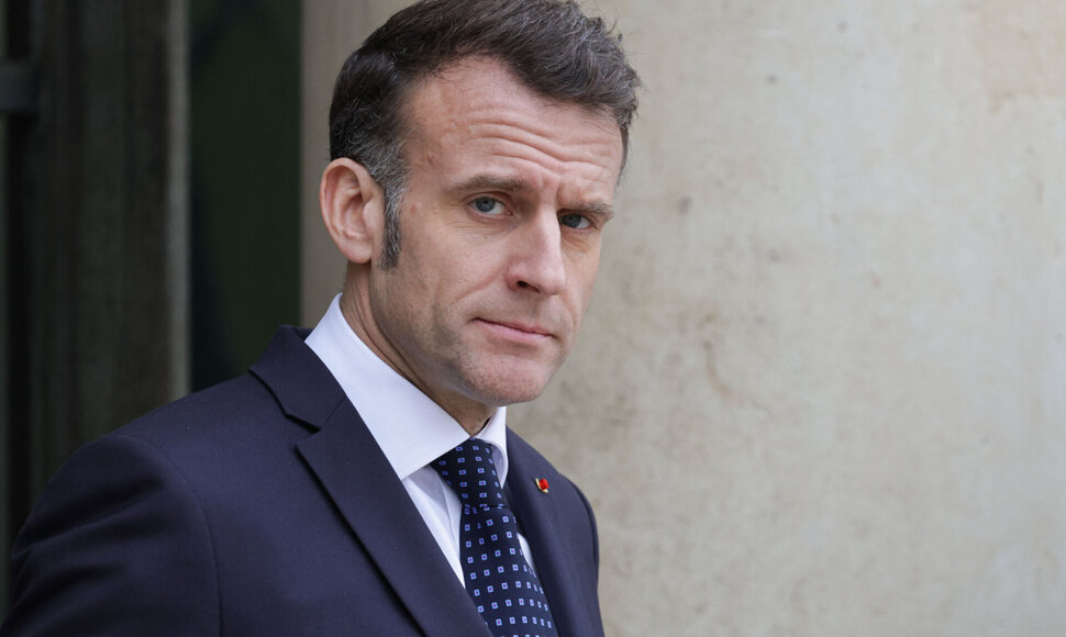 Emmanuelis Macronas / LUDOVIC MARIN / AFP