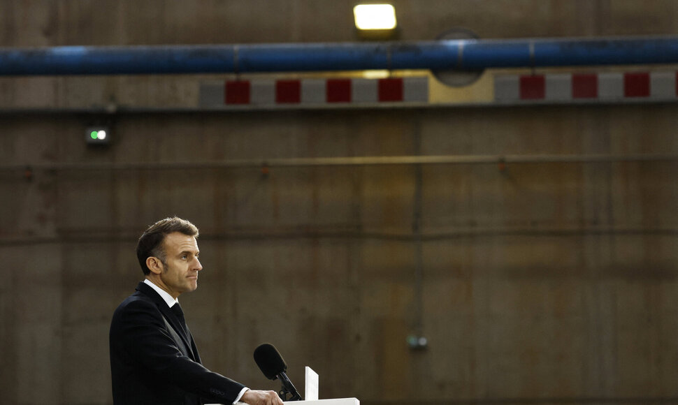 Emmanuelis Macronas / YOAN VALAT / via REUTERS