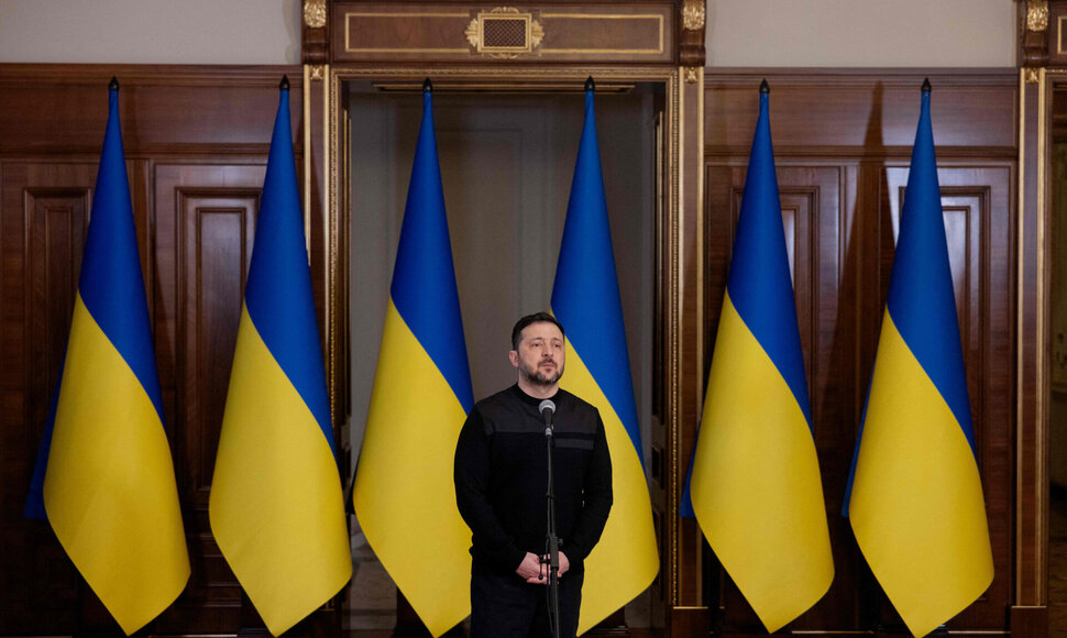 Volodymyras Zelenskis / TETIANA DZHAFAROVA / AFP