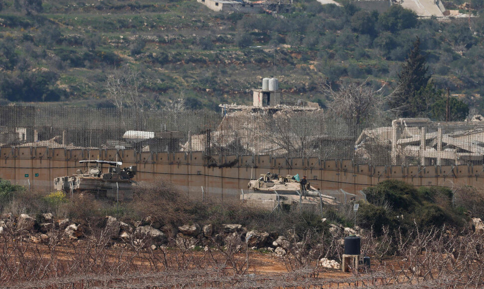 Izraelio ir Libano pasienis / JALAA MAREY / AFP